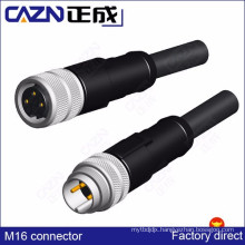 M16 connector 2pin 3pin 4pin 5pin 6pin 7pin 8pin 12pin 14pin 16pin 19pin 24pin waterproof connector